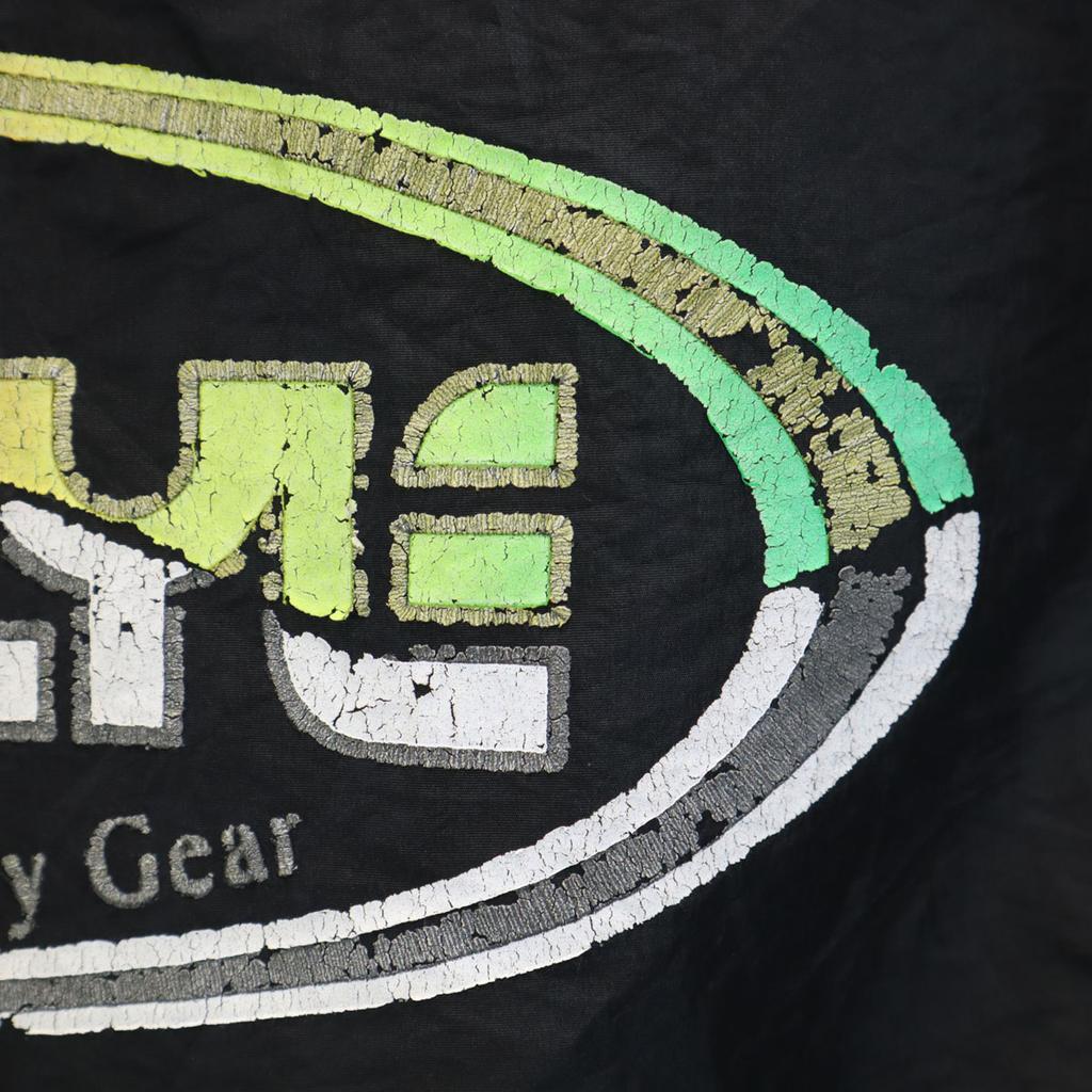 Surf STYLE 90s Old USA Made Half Zip Jacket ONE SIZE Black Pullover Men's Used