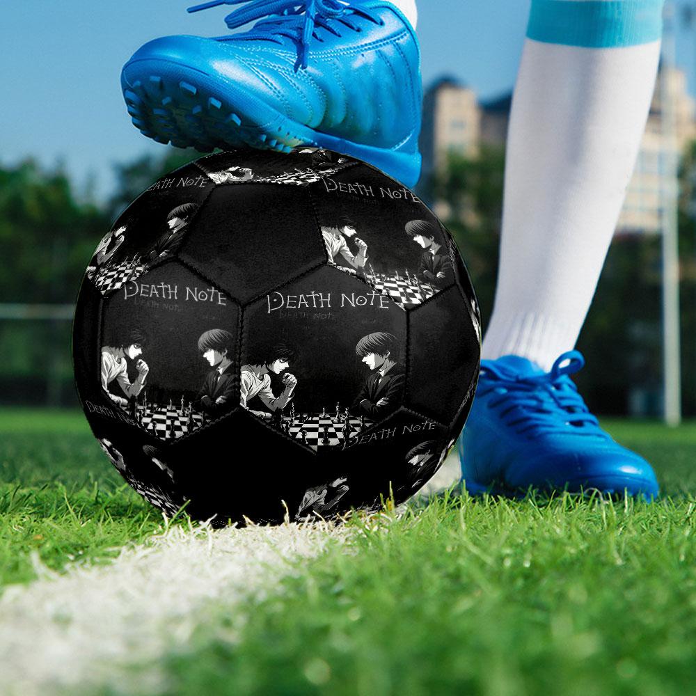 1pc Death Note Soccer Ball Size 5 Indoor Soccer Ball Fashion Colorful Backyard Game - Great For Sports Fans Gift HE13