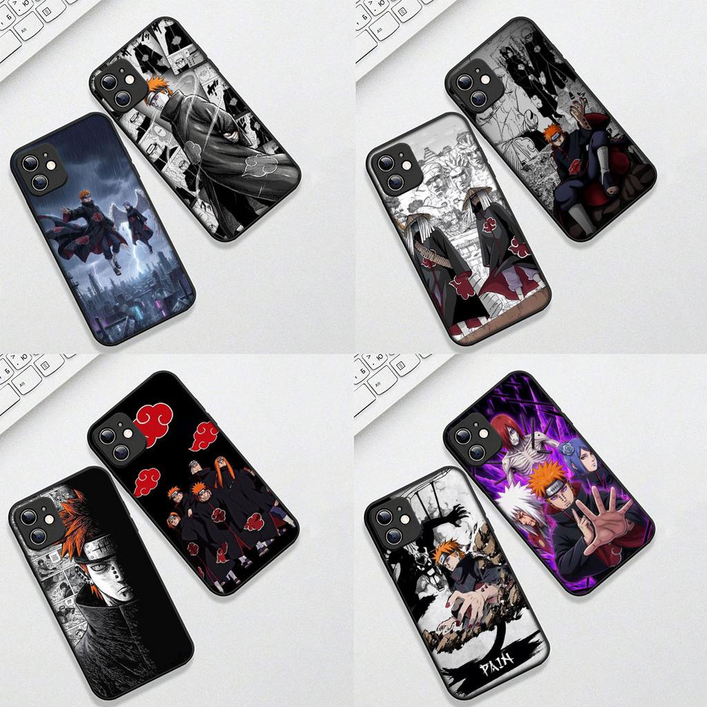 Casing for Motorola Moto G86 G57 E14 E15 G14 G34 G67 G84 G24 A54 G15 Power E22 Phone Cover Soft Case konan Narutos Pain Akatsuki