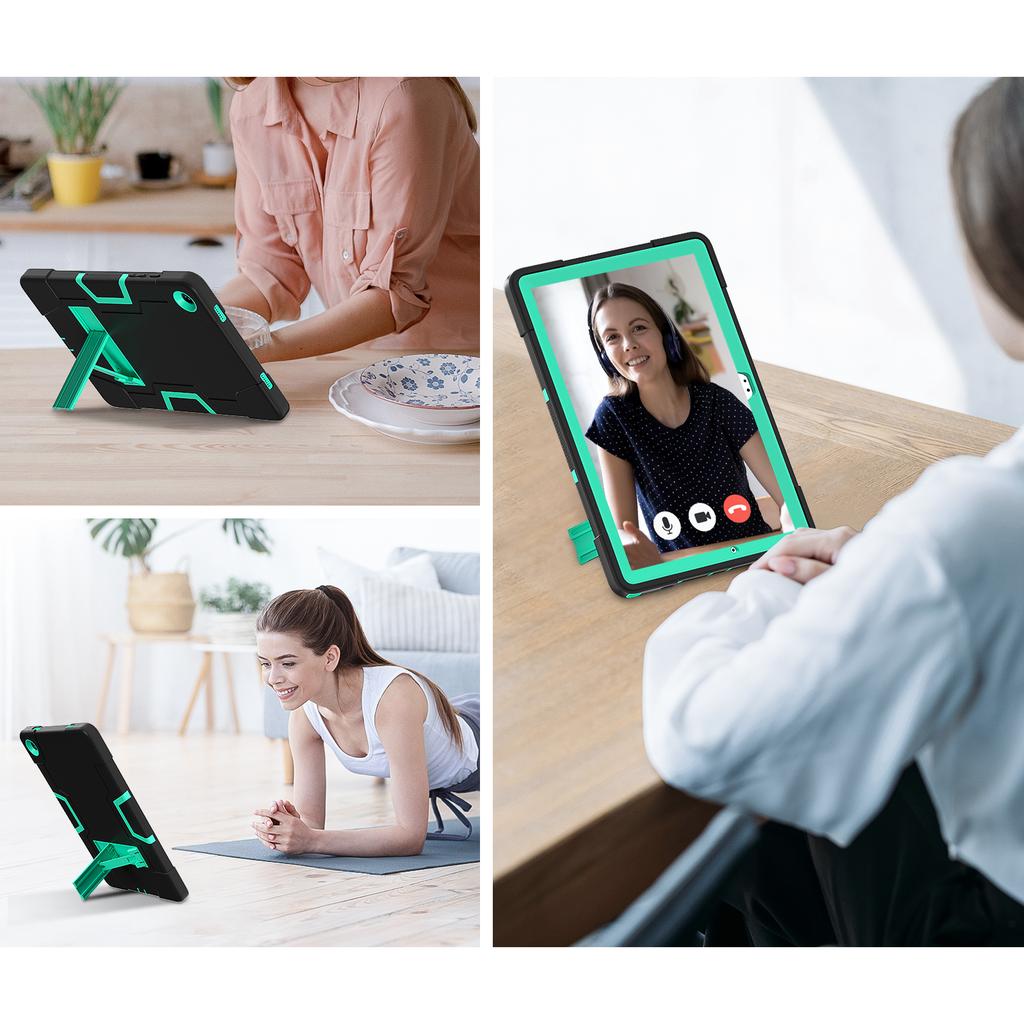 Pancerne etui z podpórką Heavy Duty na Samsung Galaxy A11 Plus A11+ 2025 11 cali SM-X230 SM-X235 Wstrząsoodporna nakładka na tablet