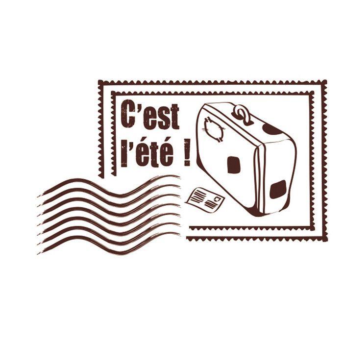 Tampon en bois C'est l'été