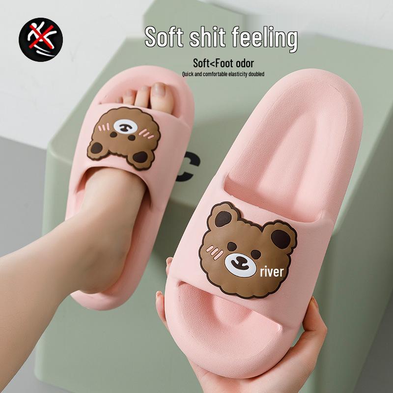 Trendige Rutschfeste Damen Sommer Hausschuhe - Dicke Sohlen, Tragekomfort, Lässige Outdoor & Zuhause Badesandalen