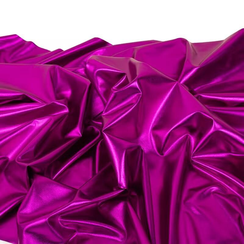 150x50cm/Stück Spandex glänzender Stoff Heißprägestoff Hochzeitsdekoration Bühnenauftritt Kleiderstoff DIY-Material