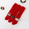 2piece/set Infant Baby Girl Tights Christmas Newborn Elk Pantyhose for Girls Cotton Red Santa Claus Knitted Girls Stockings