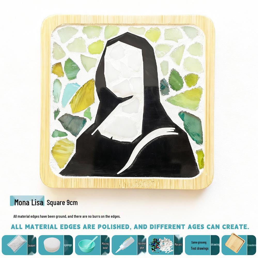 ხელნაკეთი მოზაიკური სადგამის ნაკრები მოსწავლეებისთვის - იდეალურია საბავშვო ბაღის აქტივობებისთვის და ჰელოუინის ხელნაკეთობებისთვის