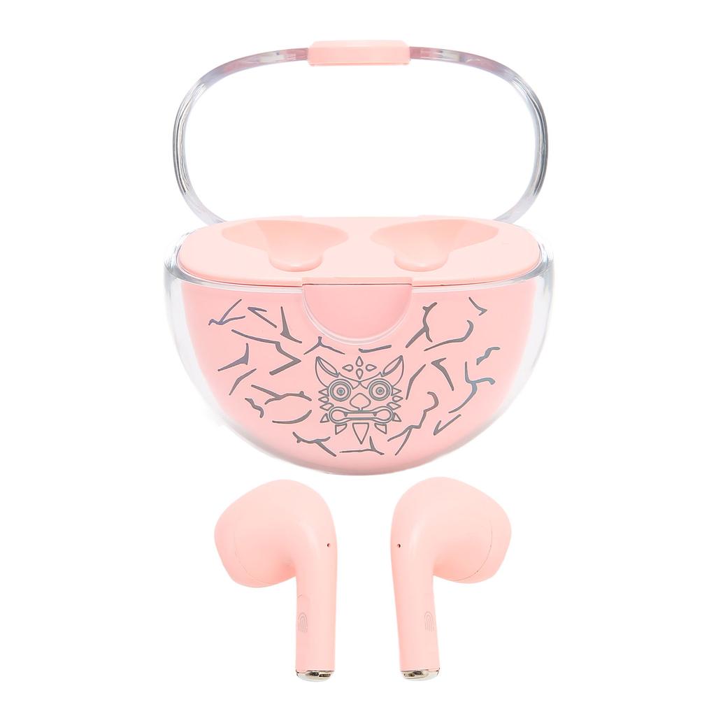 Bluetooth Ohrhörer Multifunktionell Stilvoll HiFi Stereo Sound Intelligente Geräuschunterdrückung Kabellose Gaming Kopfhörer Rosa