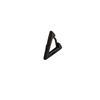 Black Geometric Hoop Earrings: Trendy 2022 Black Gold-Plated Tragus Studs