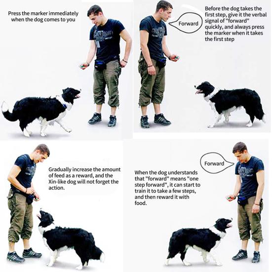 Pet Training Clicker Comfortable Button Compact Cat Dog Behavior Reinforcer Trainer Pet Supplies