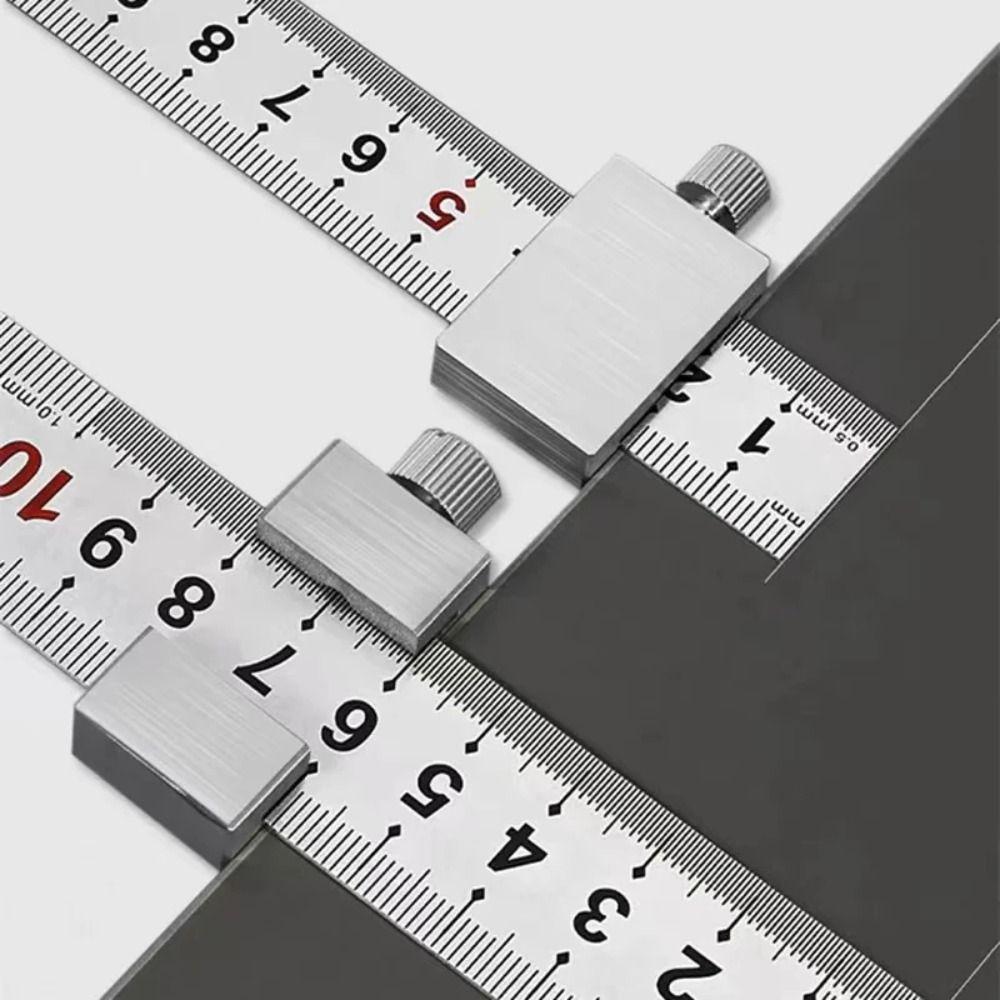 Clear Scale Woodworking Steel Ruler Corrosion Resistant Measuring Mark  Carpentry
