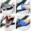 Car Ox Horn Side Rearview Mirror Cover Wing Mirror Protect Decorate Covers Auto Exterior Decoration Accessories For Honda 10Th Gen Civic 2016 2017