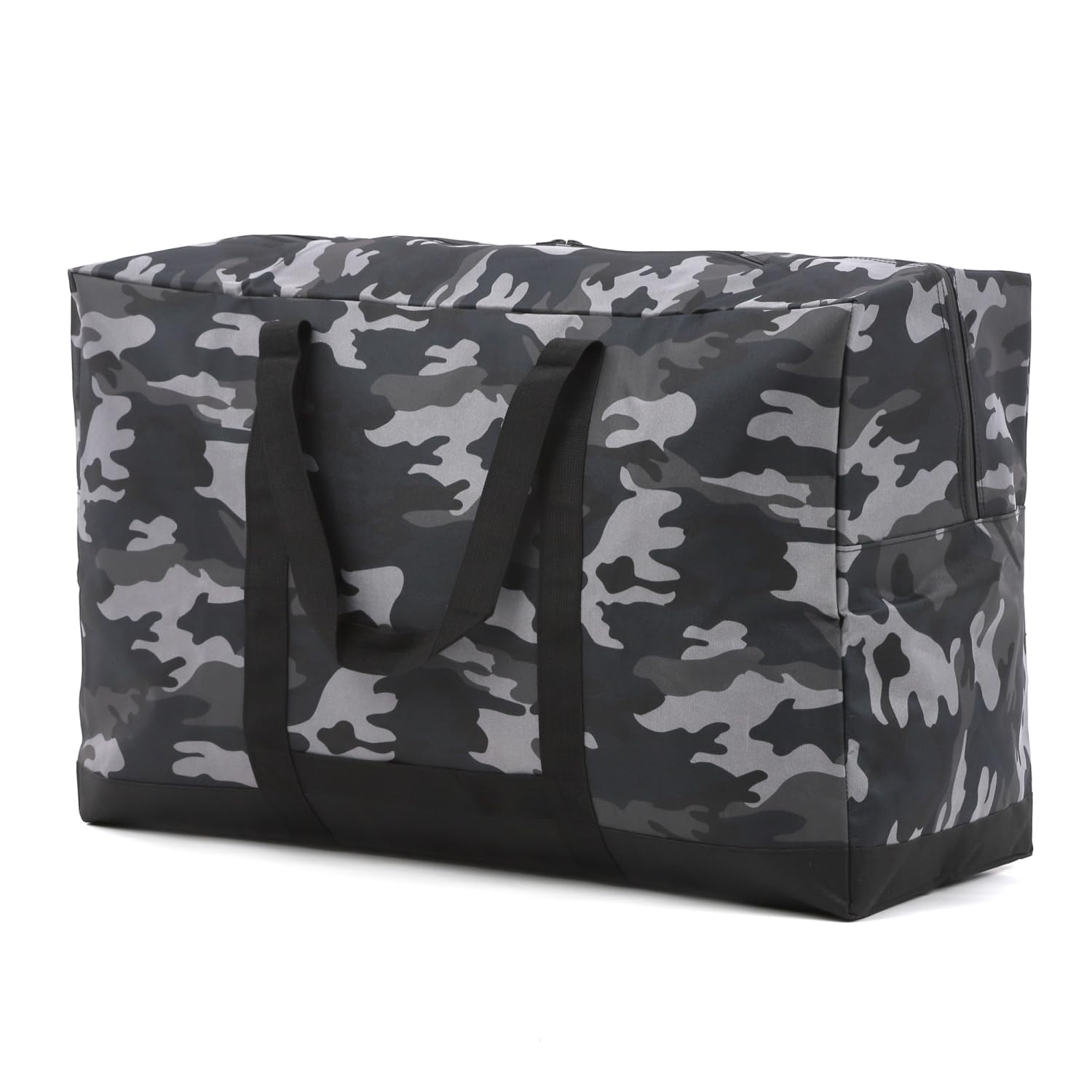 

VivaSmile Large Storage Large Zipper Type Bag, Capacity, (Gray Camouflage, L)