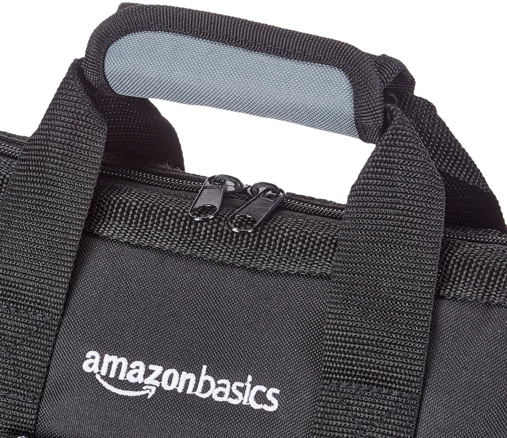 Amazon Basics Tool Storage Black Gray Bag, 30cm, &