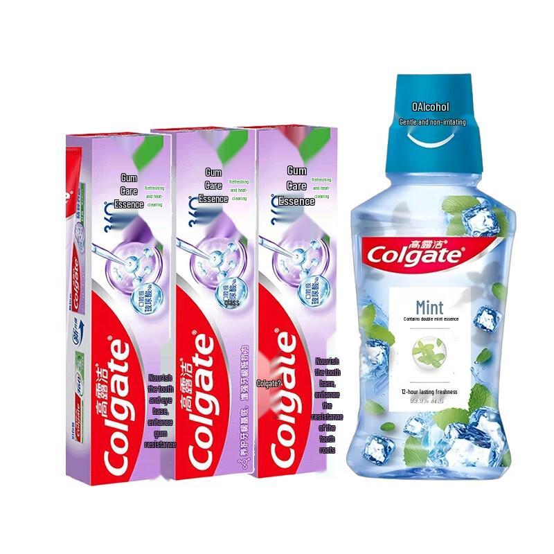 

Colgate Vitality Mint Mouthwash & Gum Care Toothpaste Set