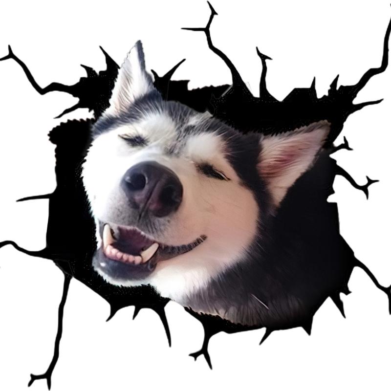 Chow Chow Auto Aufkleber 17.8x9.1cm - Persönliche Vinyl Dekoration