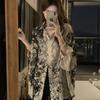 Summer Women's Long Sleeve Shirts Loose Tie Dye Gothic Streetwear All-match Casual Tops Students Blouses Vintage Spring