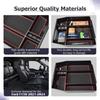 For    2024 2025 Ford F150 Center Console Tray Organizer Armrest Storage Box Container Secondary Car Box Accessories