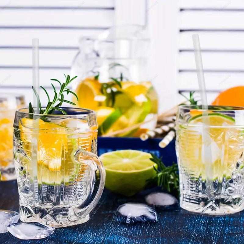 100Pc Transparent Colorjumbo Straws Drinking Straws Bubble Tea Milkshake Milktea Straws Party Wedding Bar Home
