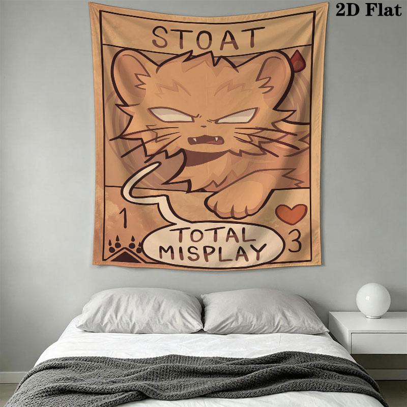 Inscryption Wall Hanging Printed Fabric Blanket Decorative Tapestries for Bedroom Living Room Home Decor