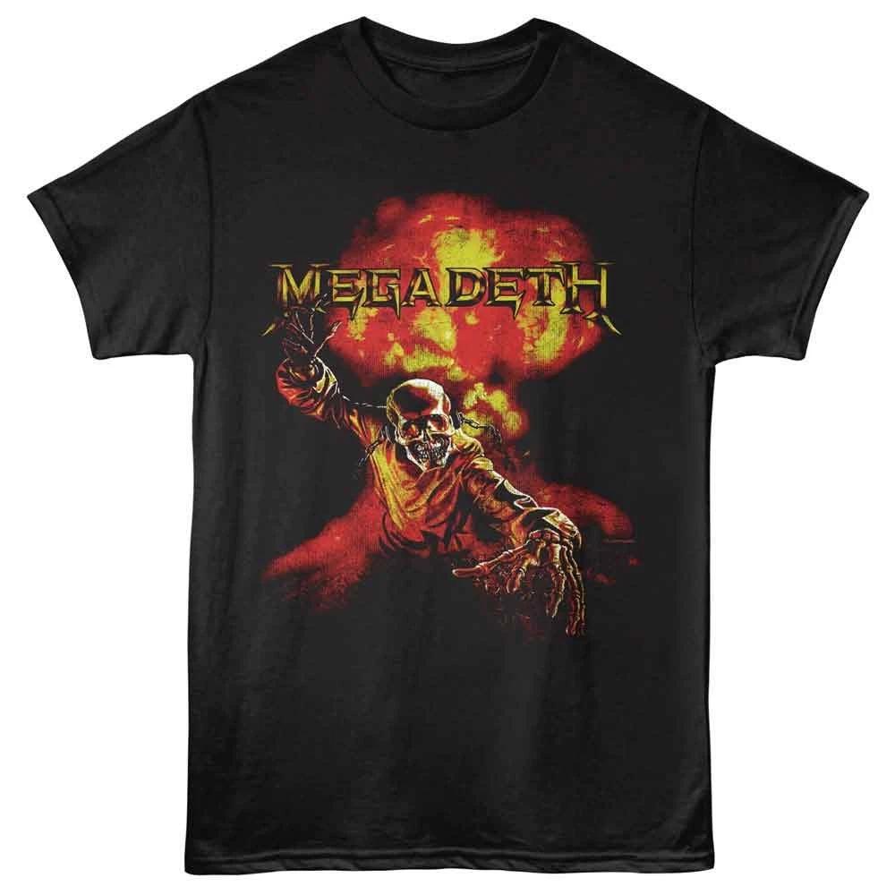 Megadeth - Nuclear - Black Front Print Solid Unisex Short Sleeve Children s T-shirt 140