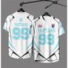 Camiseta Tops de Verão Personalizados para Homens e Mulheres Tailândia Esporte Camisa de Futebol Casual Camiseta Personalizada Roupas Infantis Roupas de Secagem Rápida