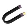 Ultra Short Type C Cable USB Female to Type-C Male Fast Charger Sync Data Cable
