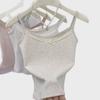 2025 Women's Summer White Lace Camisole - Pure Desire Outerwear & Innerwear Short Top