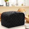 4 Slice Toaster Cover Bread Machine Dust Protection Cover Kitchen Toaster Cover Washable Cotton Linen Bakeware Protector Fits for Most 4 Slice Long