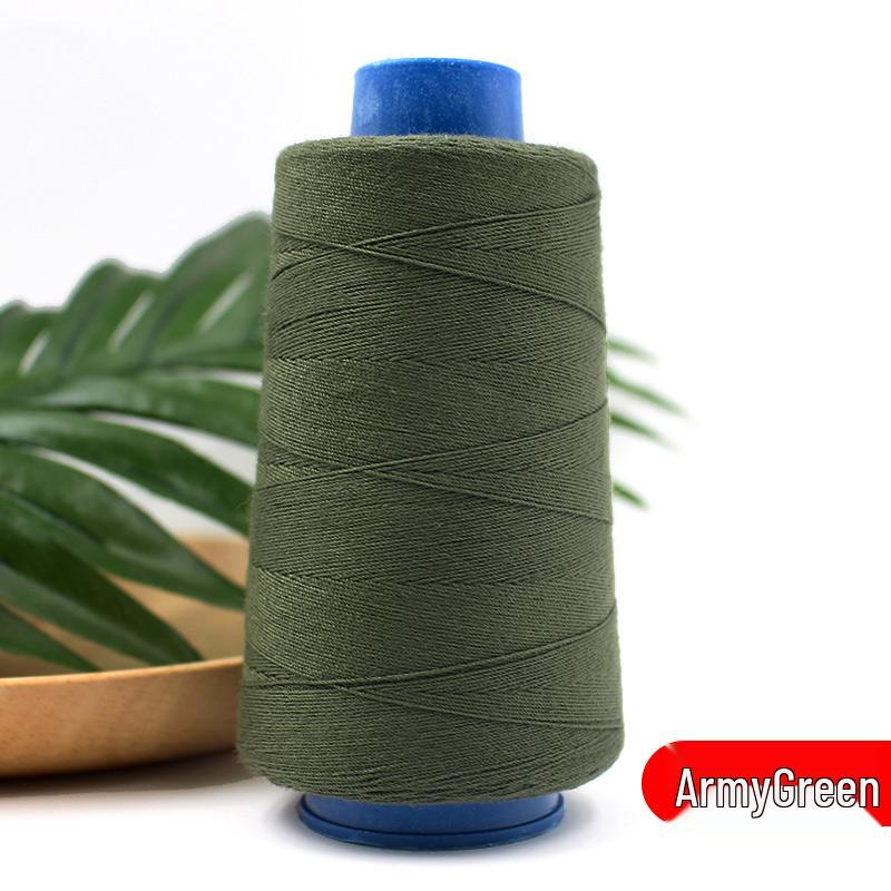Polyester Sewing Thread: Black, White, Yellow - 203-Strand for Jeans, Canvas, Machine & Hand Sewing