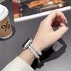 Luxury Pearl Band for Apple Watch Series Ultra 9 8 7 6 5 4 3 Se Watch Bracelet Pendant for IWatch Ultra/2 41 45mm 38mm 42mm 40mm 44mm 49mm Accessories