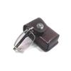 Reading Compact Folding Stylish Metal Senior with Dedicated Leather H6102 [Henghao] Glasses, Half-Rim, Glasses, Frame, Glasses, Case, (Silver, 3.50)