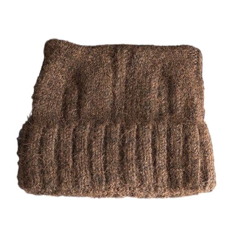 Crochet Devil Ear Hat for Women and Girl Popular 2000S Beanies Hat Soft Pullover Hat for Daily Use Outdoor Winter Headpiece