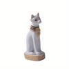 Estatua decorativa de gato egipcio, estatua decorativa, estatua de diosa de gato Vintage, hogar y jardín