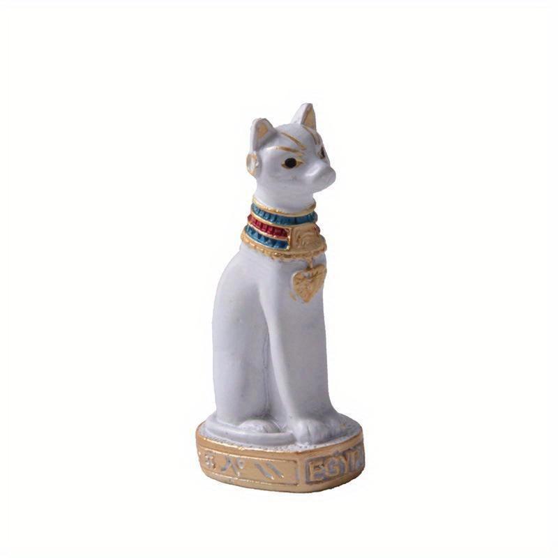 Estatua decorativa de gato egipcio, estatua decorativa, estatua de diosa de gato Vintage, hogar y jardín