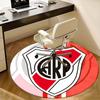 Racing Club Badge,Argentina Football Crest Chair Mat Round Rug Office Carpet, Non Slip, Suitable for Living Rooms, Bedrooms Decor.1205025a
