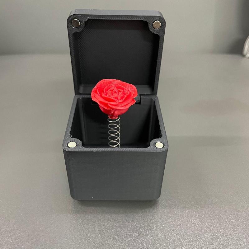 Surprise Gift Box,3D Printed,red Roses Love Heart In A Box,Surprise Pop Up Gift Box,Christmas Birthday And Valentine's Day Gifts