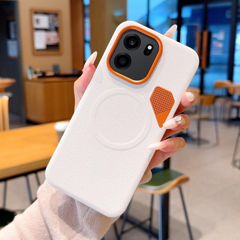 

Orange Vent Magnetic Suction Ring Lens Heightening Protective Case For OnePlus Turbo 6 6v 1+ 15R 15 13s 13T 13R 13 Ace 6 5 Cover Oneplus Turbo 6