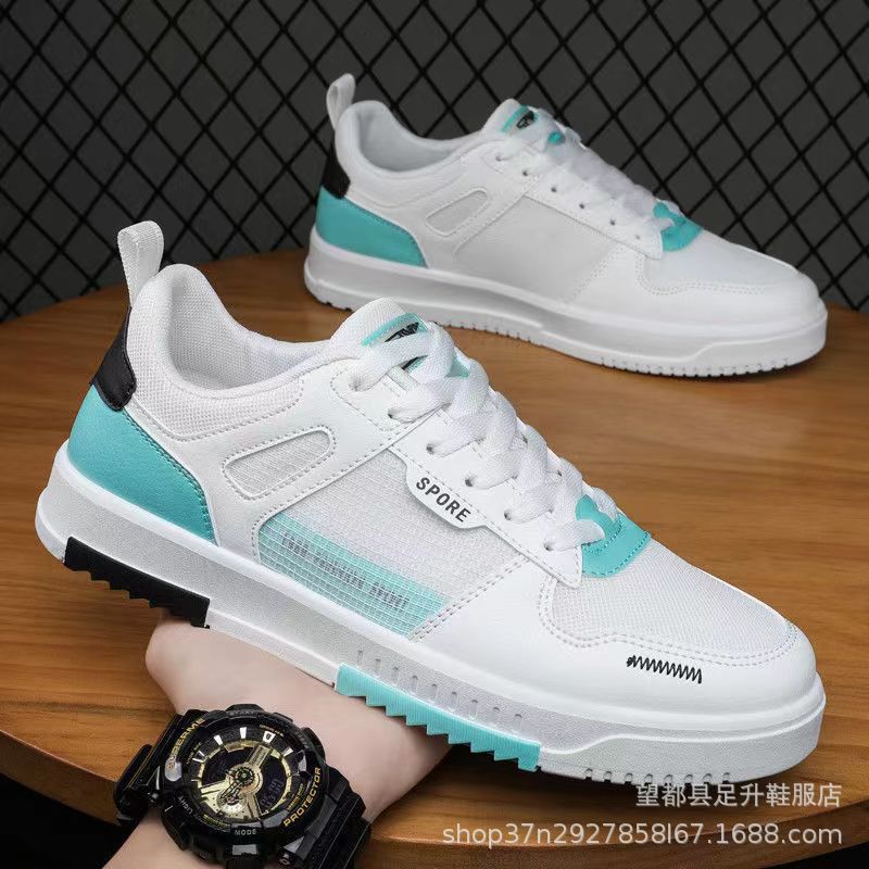 Foreign trade men's board shoes 2025 spring and summer new breathable casual shoes trend versatile white shoes student shoes