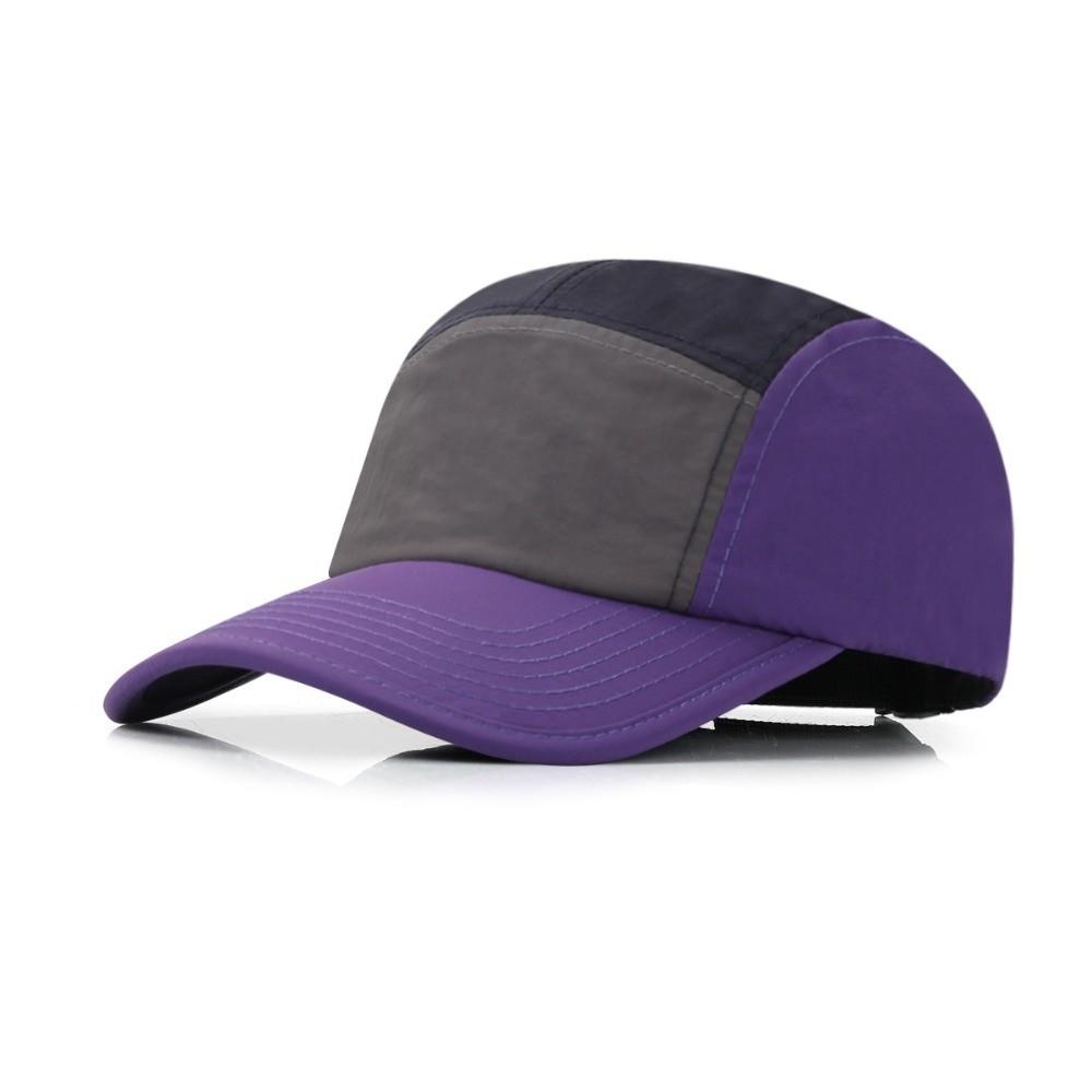 Nylon Baseball Cap 5 Panel Quick-drying Hat Casual UV Protection Cap  Unisex
