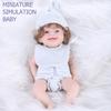 6’’ Life Like Reborns Doll Toy Figure Interaction Fullbody Silicone Newborns Doll that Looks Real with EyesOpened