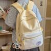 Schoolbag1011 Spring New School Bag Girls' Primary School Korean Edition Large Capacity Contrasting Colors ins Junior High School Student College 