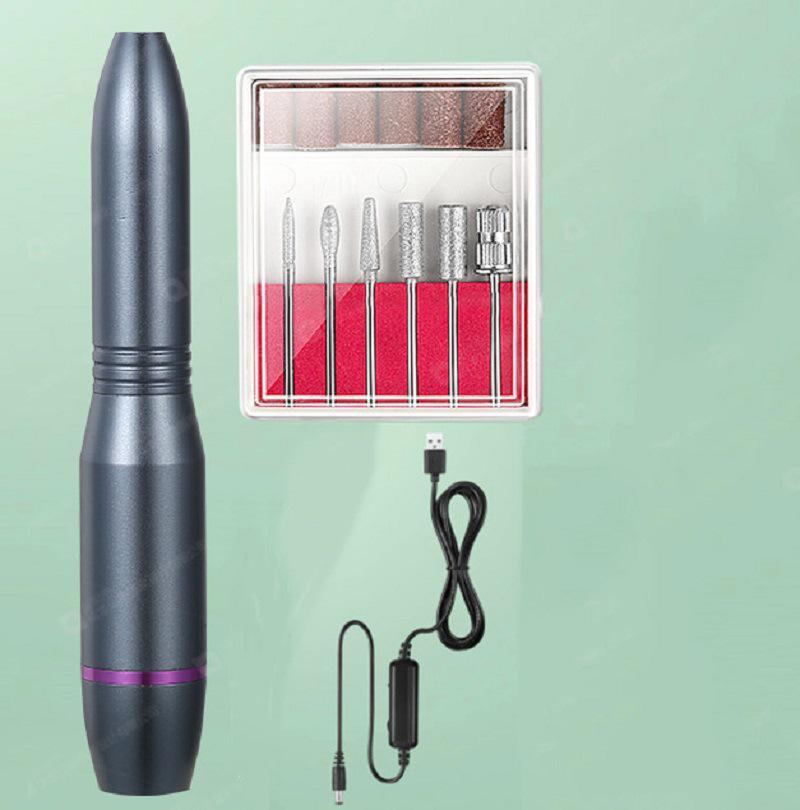 USB-Powered 25,000 RPM Nail Grinding & Polish Removal Pen with Digital Display & CE Certification