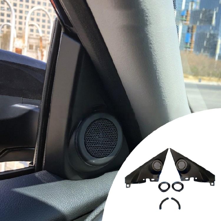 Door Tweeter Speaker Panel Trim Interior Door Sound Trim Windproof Speaker Panel Pair for Automotive Application