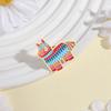 Cartoon Mexican Donkey Horse Enamel Pins Custom Brooches Colorful Unicorn Lapel Badges Clothes Animal Jewelry Gift for Friends