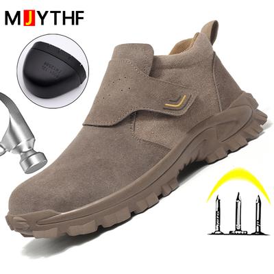 Bau Industrie Schuhe Durchstichsichere Sicherheitsschuhe Herren Stahlkappe Anti-Quetsch Arbeitsschuhe Verbrühschutz Schweißstiefel Herrenschuhe
