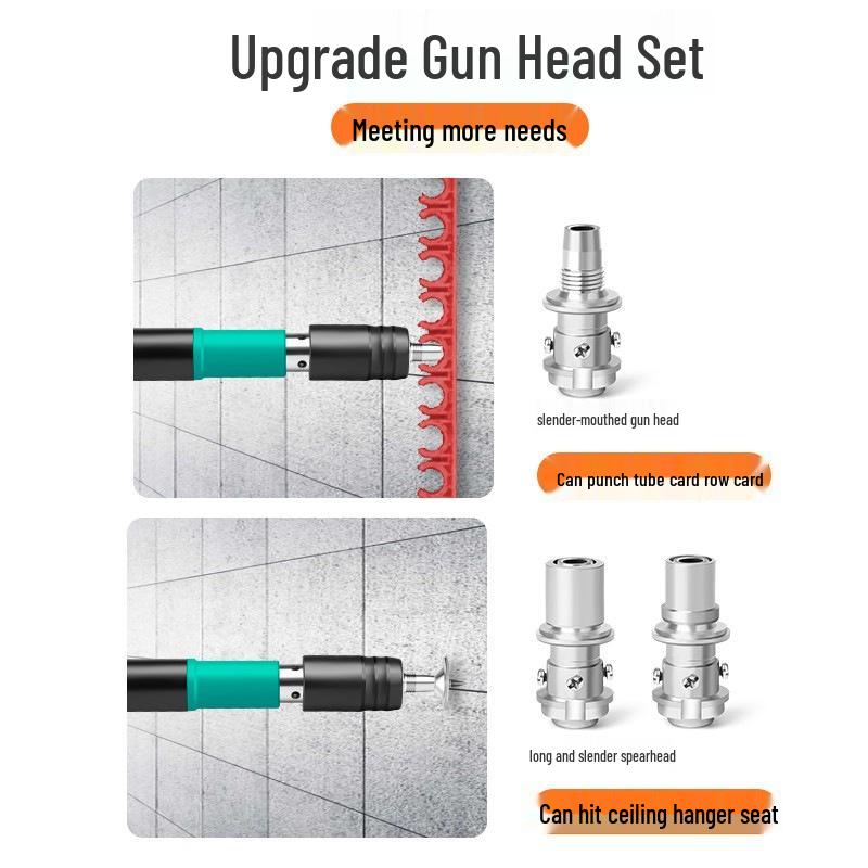 **Mini Nail Gun Silencer & Nailer Fixer for Ceiling Decoration**