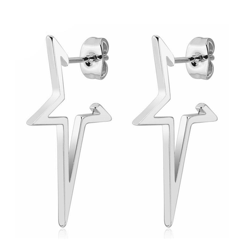 Stainless Steel Earrings Gothic Ear Studs Fashion Stud Earrings  Girl