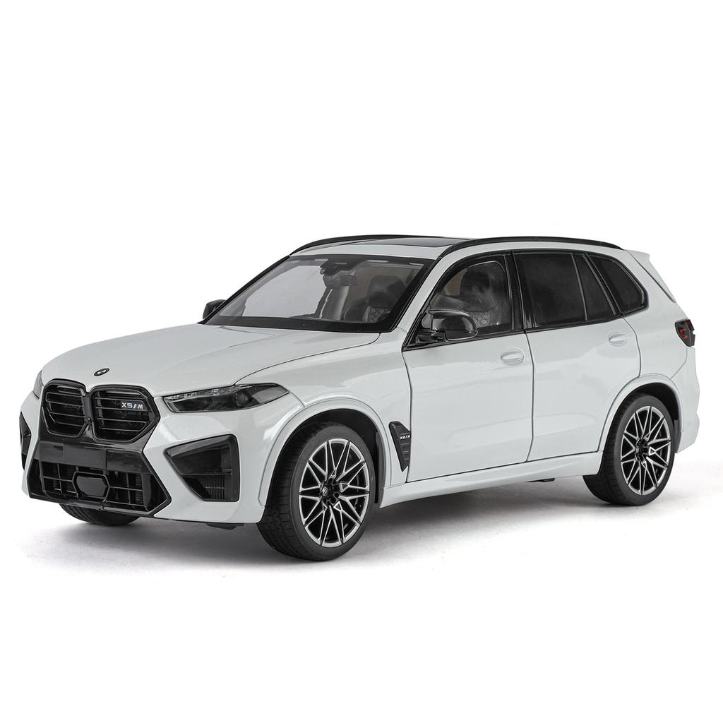 1:18 BMW X5 SUV High Simulation Diecast Metal Alloy Model Car Sound Light Pull Back Collection Kids Toy Gift Miniature Model All