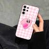 Cartoon Pink K-Kirbys-KK   Phone Case For Samsung S25,S24,S21,S22,S23,S30,Ultra,S20,Plus,Fe,Note,10,9,5G Black Cover
