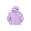 Athletics Logo Printed Knit Hooded Jacket Women Jackets Mallow-Purple A11W211504FVT