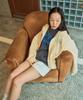 Eeut Eeut Patch Sweat Zip-Up / Cream